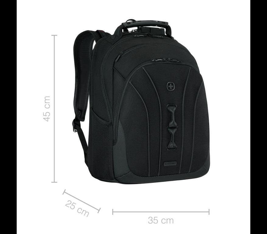 Image WENGER Legacy Black Series 16-Zoll-Laptop-Rucksack - schwarz