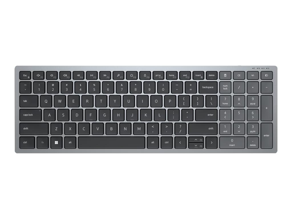 Image DELL Compact Multi-Device Wireless Keyboard - KB740 - German (QWERTZ)