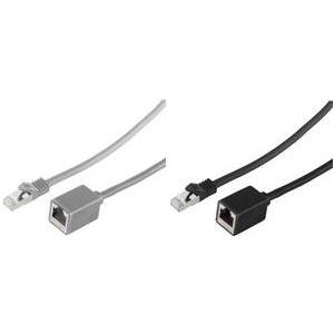 Image SHIVERPEAKS BASIC-S Patchkabelverlängerung, Kat. 6A, grau - 2m