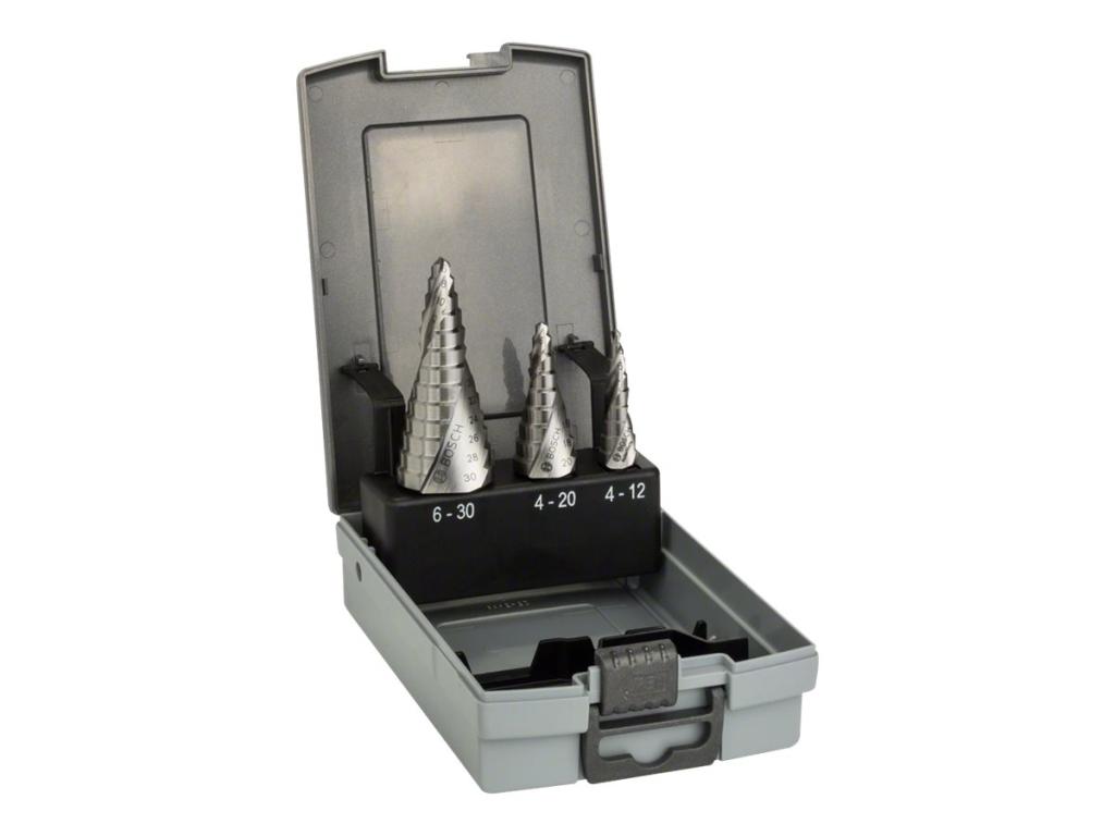 Image BOSCH HSS Stufenbohrer-Set, 3-teilig