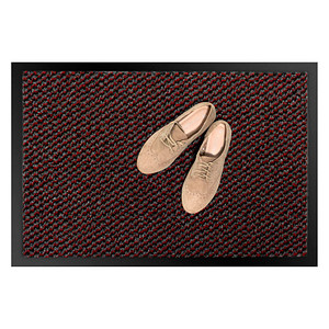 Image Mercury Fußmatte Starlight rot gemustert 80,0 x 120,0 cm
