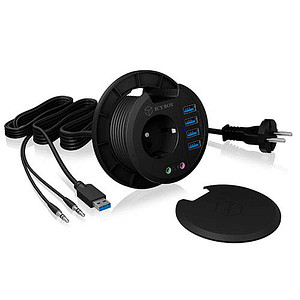 Image RaidSonic ICY BOX® USB-Hub IB-HUB1430 4-fach schwarz