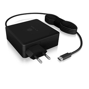 Image RaidSonic ICY BOX® IB-PS101-PD Ladekabel mit Adapter schwarz 1,8 m, 90 W