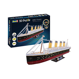 Image Revell RMS Titanic - LED Edition 3D-Puzzle, 266 Teile