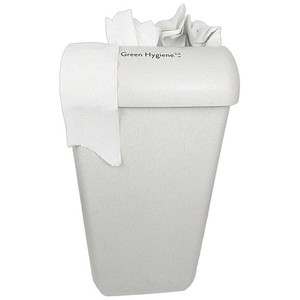 Image Green Hygiene® KORBLEGER Papierkorb 23,0 l weiß-meliert
