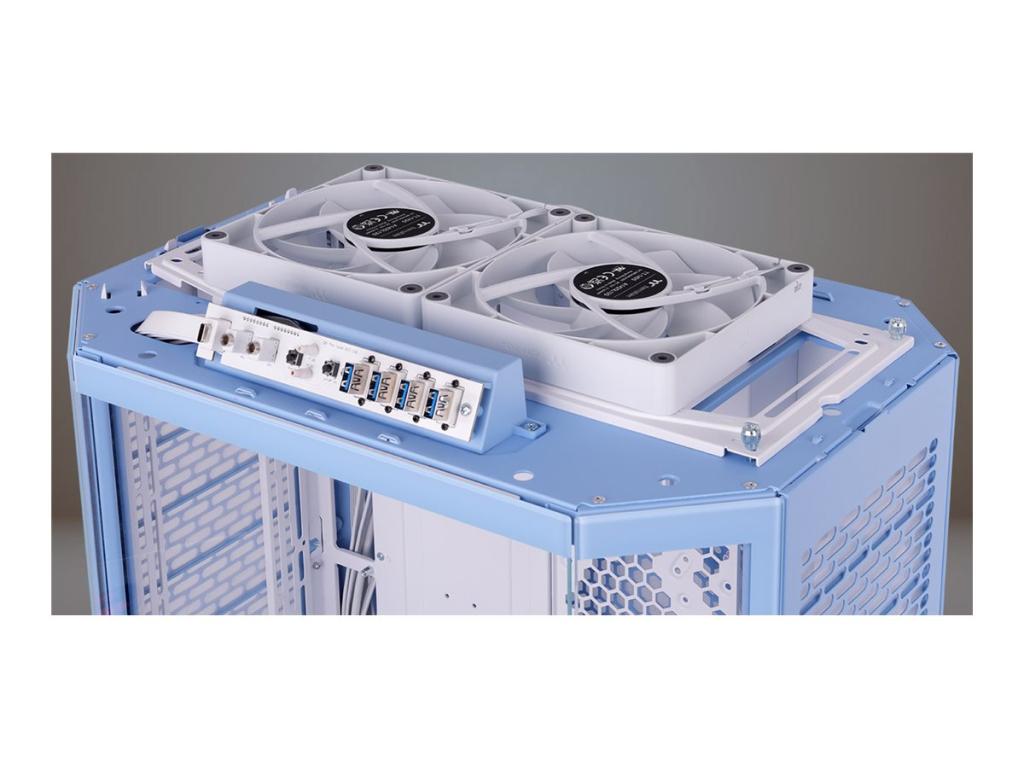 Image THERMALTAKE The Tower 600 - Mid tower - ATX - Seitenteil mit Fenster (gehärtete