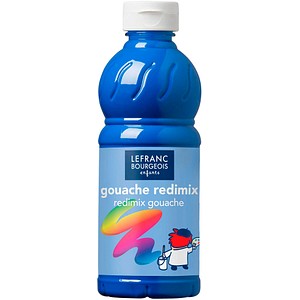 Image LEFRANC BOURGEOIS Gouache Liquide Redimix Temperafarbe blau 500,0 ml