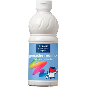 Image LEFRANC BOURGEOIS Gouache Liquide Redimix Temperafarbe weiß 500,0 ml