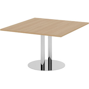 Image HAMMERBACHER Verbindungsplatte KT12S eiche, chrom rechteckig 120,0 x 130,0 x 74,0 cm