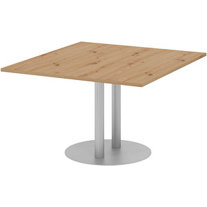 Image HAMMERBACHER Verbindungsplatte KT12S asteiche, silber rechteckig 120,0 x 130,0 x 74,0 cm