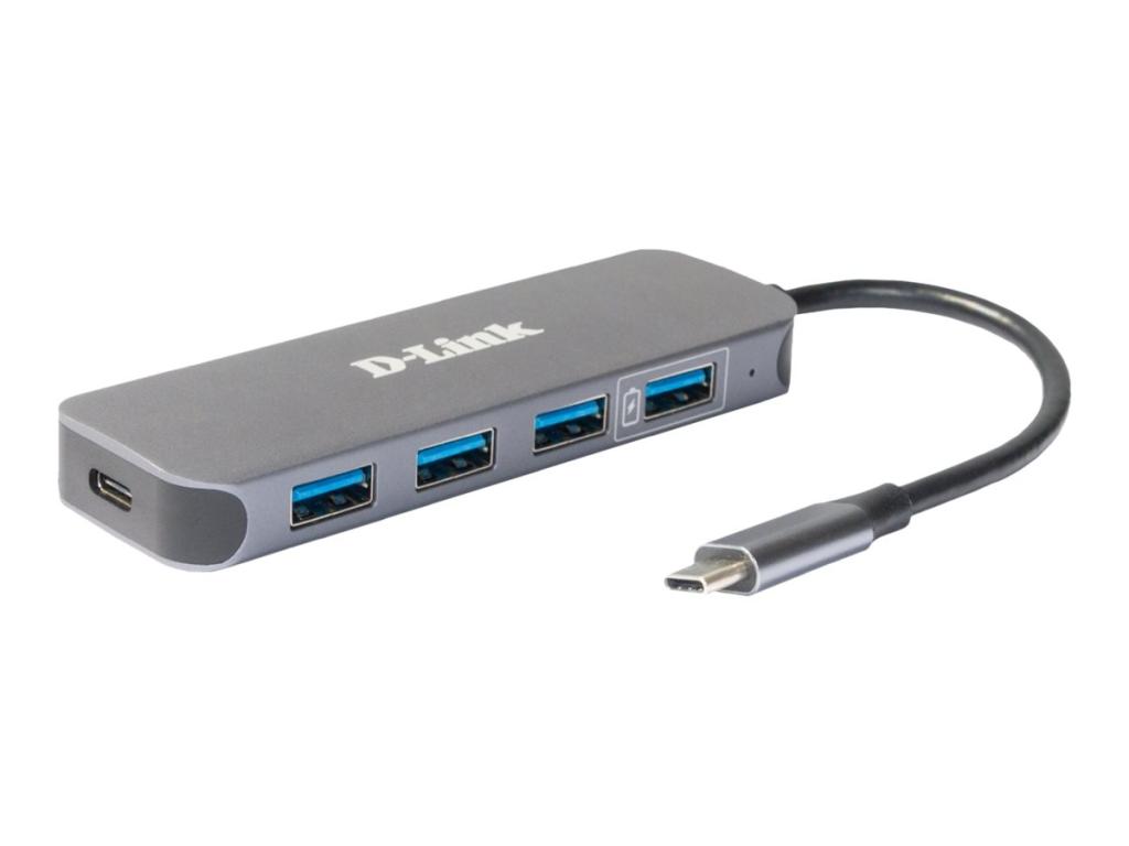 Image D-LINK DUB-2340 USB-C auf 4-Port USB 3.0 Hub mit Power D