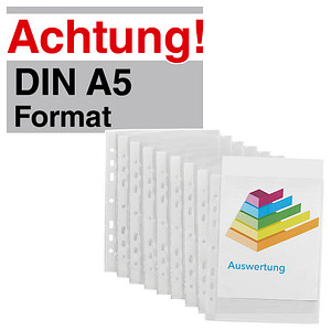 Image 100 Lands Prospekthüllen DIN A5 glasklar glatt 0,08 mm