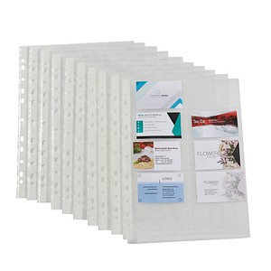 Image 10 Lands Visitenkartenhüllen DIN A4 glasklar glatt 0,08 mm