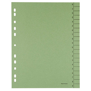 Image Trennblätter 0-9 grün, 100 St.
