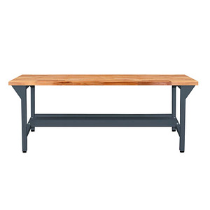 Image ADB Werkbank anthrazitgrau 200,0 x 75,0 x 85,0 cm