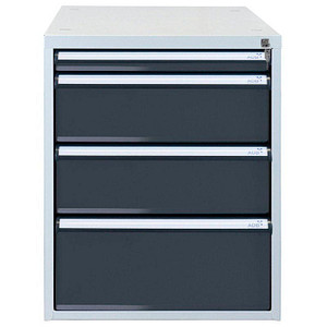 Image ADB Schubladenbox  anthrazit 51524, mit 4 Schubladen