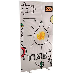 Image PAPERFLOW Trennwand easyScreen Business, 62225 bunt 94,0 x 173,4 cm