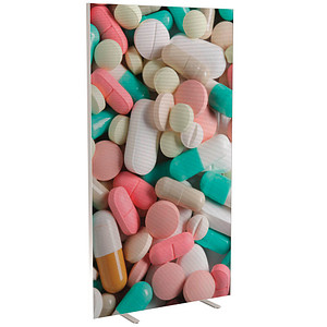 Image PAPERFLOW Trennwand easyScreen Business, 62151 bunt 94,0 x 173,4 cm