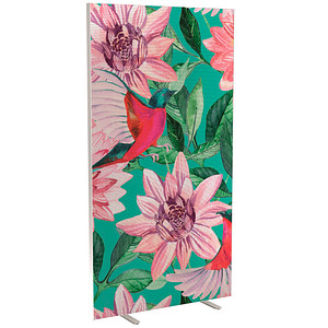 Image PAPERFLOW Trennwand easyScreen Garden Factory, 62417 bunt 94,0 x 173,4 cm