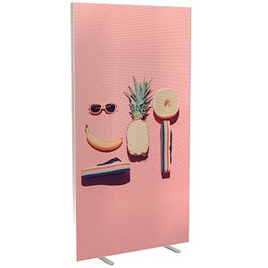 Image PAPERFLOW Trennwand easyScreen Tropical, 61323 bunt 94,0 x 173,4 cm