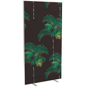 Image PAPERFLOW Trennwand easyScreen Tropical, 62449 bunt 94,0 x 173,4 cm