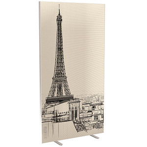 Image PAPERFLOW Trennwand easyScreen Business, 62119 bunt 94,0 x 173,4 cm