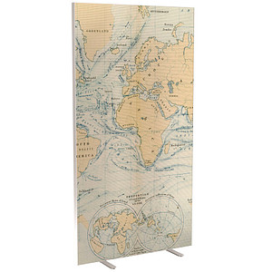 Image PAPERFLOW Trennwand easyScreen Vintage 61337 bunt 94,0 x 173,4 cm