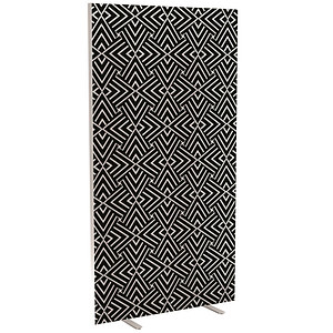 Image PAPERFLOW Trennwand easyScreen Black & White 60533 bunt 94,0 x 173,4 cm