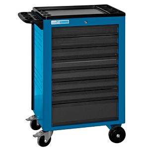 Image ADB Basic Werkstattwagen blau 8 Schubladen