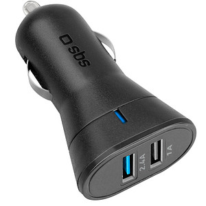 Image sbs Kfz-Ladeadapter schwarz, 12 Watt