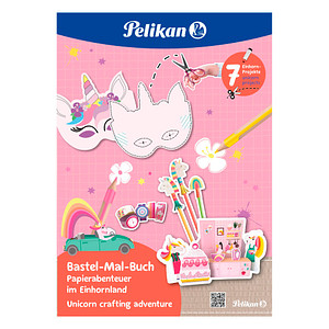 Image Pelikan Bastel- und Ausmalbuch "Einhornland", DIN A4