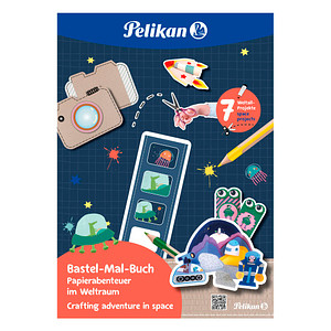Image Pelikan Bastel- und Ausmalbuch "Weltraum", DIN A4
