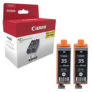 Image Canon PGI-35 BK Twin-Pack  schwarz Druckerpatronen, 2er-Set