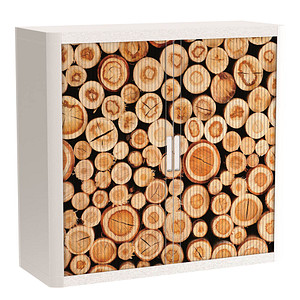 Image PAPERFLOW easyOffice Industrial Rollladenschrank 61804 1 Fachboden 110,0 x 41,5 x 104,0 cm
