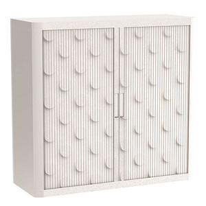 Image PAPERFLOW easyOffice Classic Chic Rollladenschrank 61472 1 Fachboden 110,0 x 41,5 x 104,0 cm