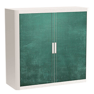 Image PAPERFLOW easyOffice Vintage Rollladenschrank 62368 2 Fachböden 110,0 x 41,5 x 104,0 cm