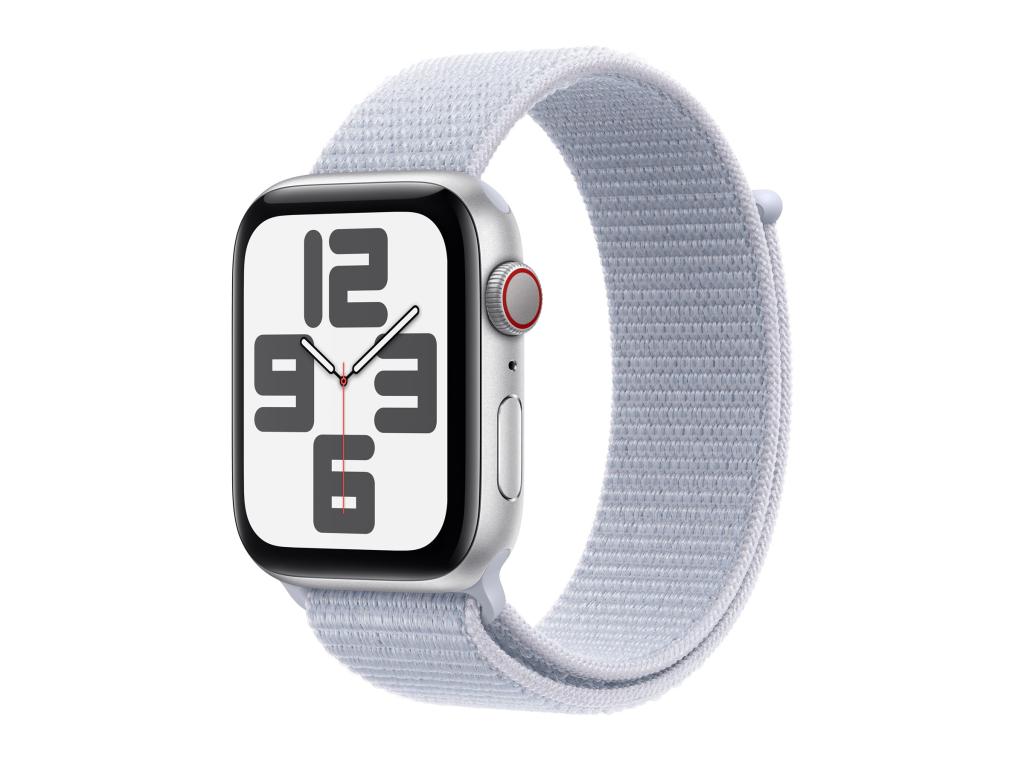 Image Apple Watch SE 44 mm Aluminium (GPS+Cellular) Sport Loop  blaue Wolke, silber