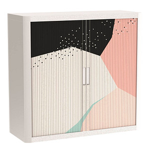Image PAPERFLOW easyOffice Colour Rollladenschrank 61022 2 Fachböden 110,0 x 41,5 x 104,0 cm