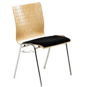 Image Mayer Stapelstuhl myARCADO 2118 01 26 397 schwarz Stoff