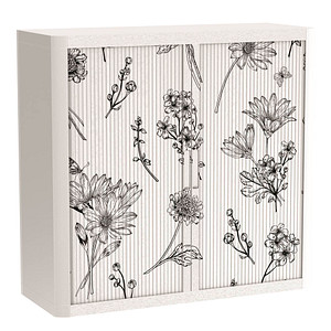 Image PAPERFLOW easyOffice Garden Factory Rollladenschrank 60276 2 Fachböden 110,0 x 41,5 x 104,0 cm