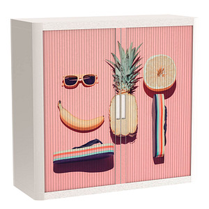 Image PAPERFLOW easyOffice Tropical Rollladenschrank 61322 2 Fachböden 110,0 x 41,5 x 104,0 cm