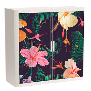 Image PAPERFLOW easyOffice Tropical Rollladenschrank 60676 2 Fachböden 110,0 x 41,5 x 104,0 cm