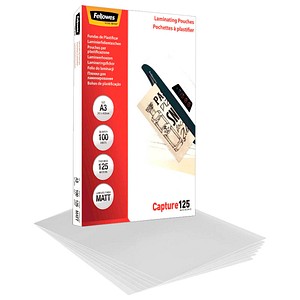 Image 100 Fellowes Capture125 Laminierfolien matt für A3 125 micron