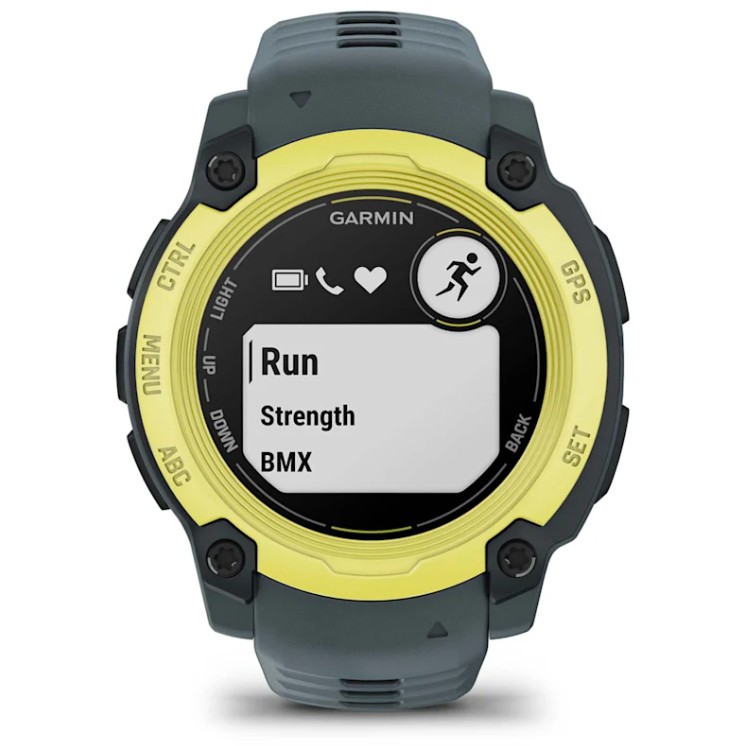 Image GARMIN Instinct E Twilight 40 mm Smartwatch dunkelgrün, lime