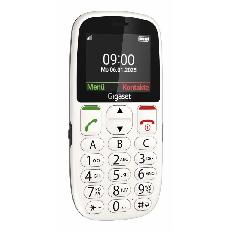 Image GIGASET GL395 Dual Sim White SOS-Button, CAM, SD-card Slot/ GSM 2G/3G/T-Bar/ Us