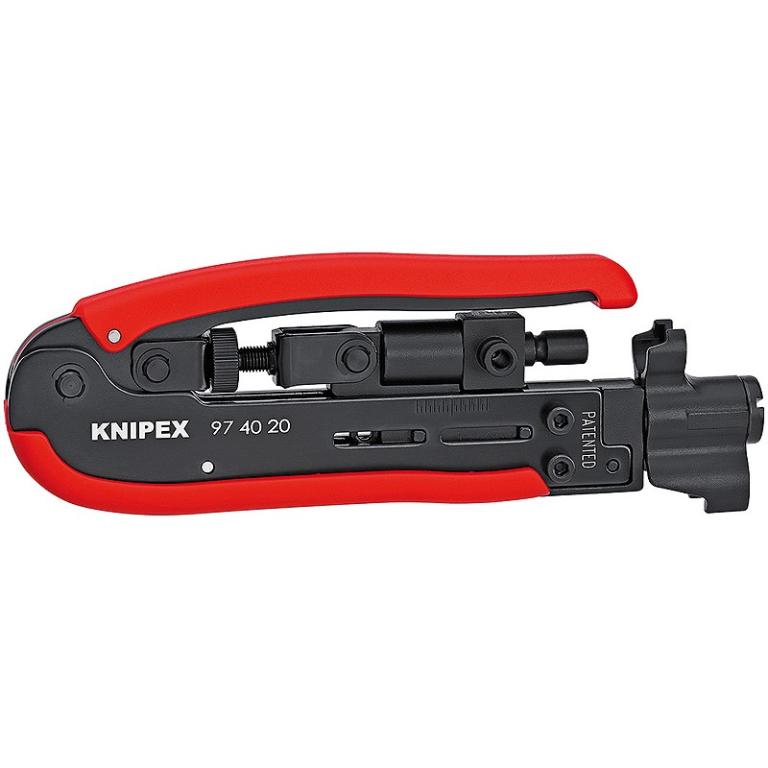 Image KNIPEX Kompressionswerkzeug Kompressionswerkzeug für Koax-Stecker F, BNC und RC
