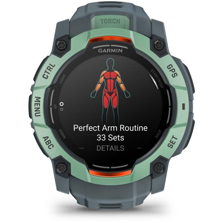 Image GARMIN Instinct 3 AMOLED 50 mm Smartwatch grün, schwarz