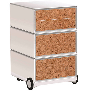 Image PAPERFLOW easyOffice Contents Rollcontainer weiß, bunt 4 Auszüge 39,0 x 43,6 x 64,2 cm