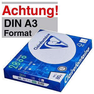 Image Clairefontaine Kopierpapier Laser2800 DIN A3 80 g/qm 500 Blatt