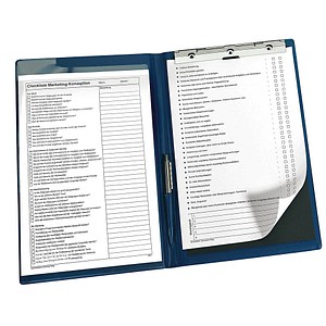 Image ZWECKFORM AVERY Zweckform Klemm-Mappe, A4, PVC-Folie, blau für Schnelltrennsätz